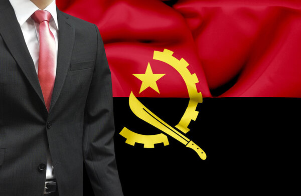 Businessman from Angola conceptual image