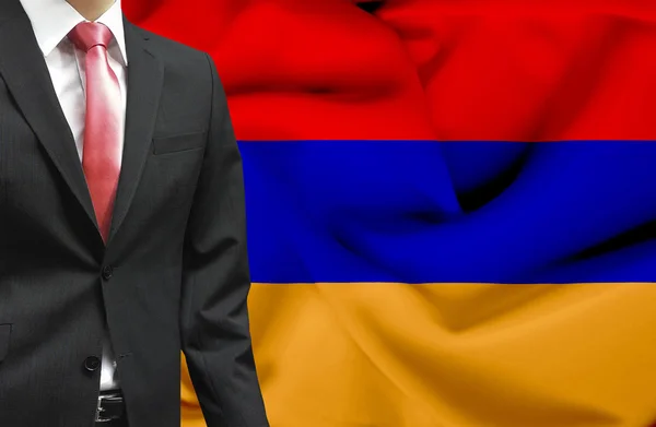 Affärsman från Armenien konceptuell bild — Stockfoto