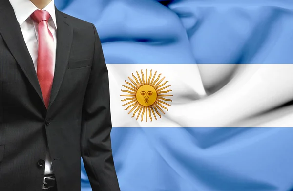 Uomo d'affari argentino immagine concettuale — Foto Stock