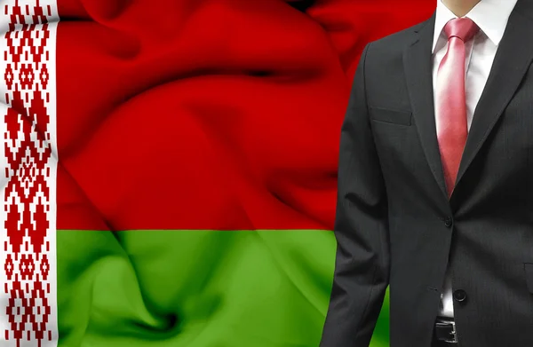 Affärsman från Vitryssland konceptuell bild — Stockfoto
