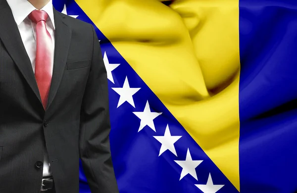Homme d'affaires de Bosnie-Herzégovine image conceptuelle — Photo