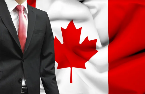 Empresário do Canadá imagem conceitual — Fotografia de Stock