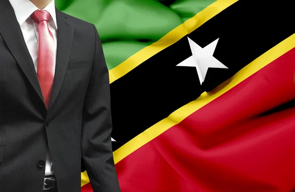 Empresario de St Kitts y Nevis imagen conceptual —  Fotos de Stock