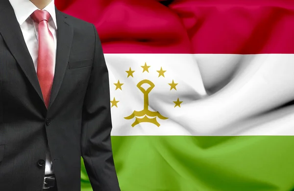 Uomo d'affari del Tagikistan immagine concettuale — Foto Stock