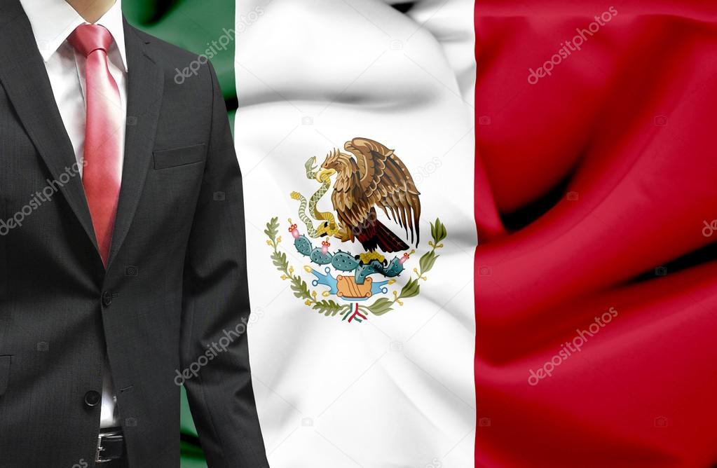 Businessman from Mexico conceptual image