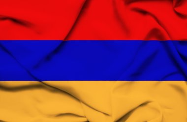 Ermenistan dalgalanan bayrak