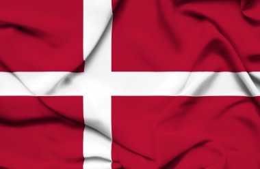 Danimarka dalgalanan bayrak