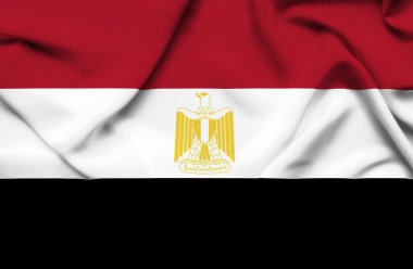 Mısır dalgalanan bayrak