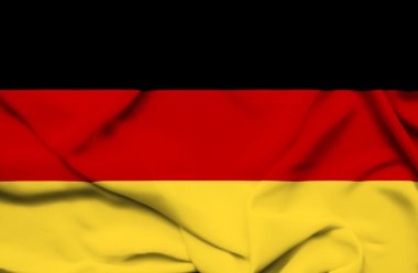 Almanya dalgalanan bayrak