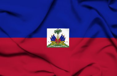 Haiti dalgalanan bayrak