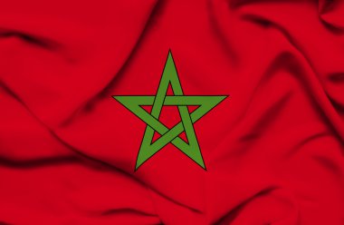 Fas dalgalanan bayrak