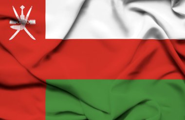 Umman dalgalanan bayrak