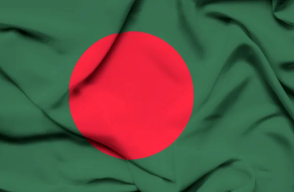 Бангладеш розмахував прапором — стокове фото