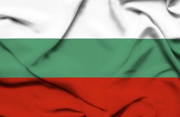 Bulgarije wuivende vlag — Stockfoto