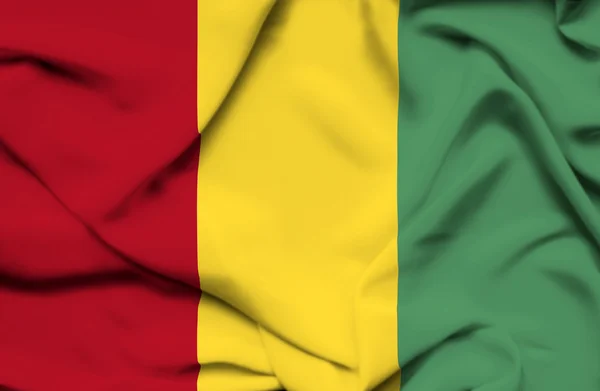 Guinea waving flag — Stock Photo, Image