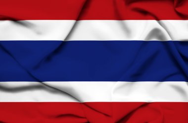 Tayland dalgalanan bayrak