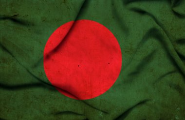 Bangladeş dalgalanan bayrak