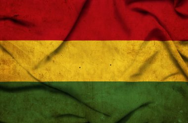 Bolivya dalgalanan bayrak