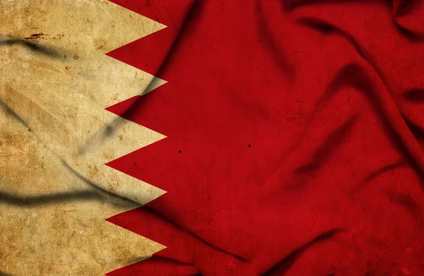 Бахрейн розмахував прапором — стокове фото