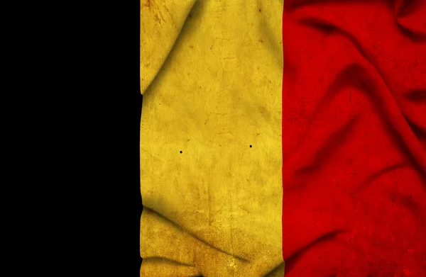 Belgien viftande flagga — Stockfoto