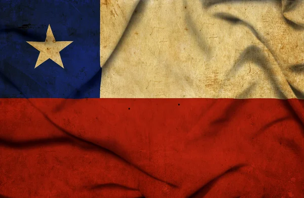 Chile viftande flagga — Stockfoto