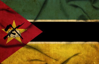 Mozambik dalgalanan bayrak