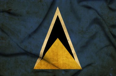 St lucia dalgalanan bayrak