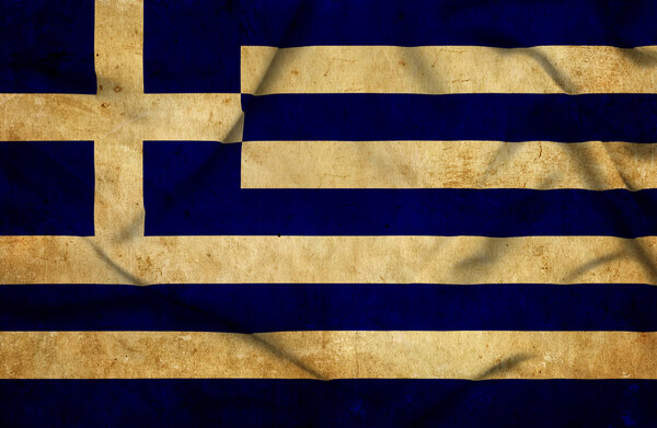 Greece waving flag