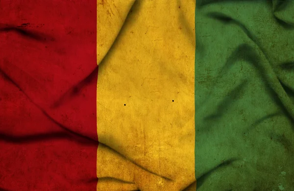 Guinea viftande flagga — Stockfoto