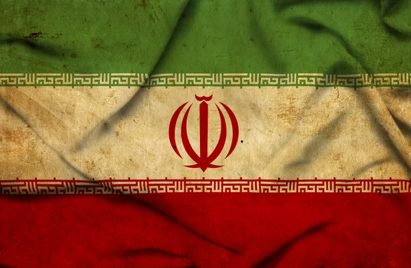 Wapperende vlag van Iran — Stockfoto