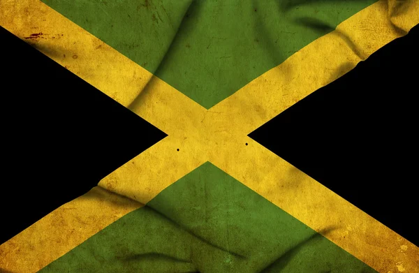 Jamaica waving flag — Stock Photo, Image