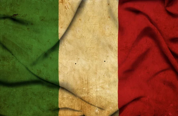 Italie agitant le drapeau — Photo