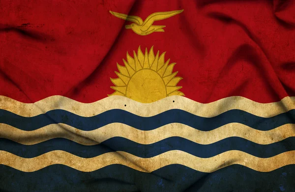 Wapperende vlag van Kiribati — Stockfoto