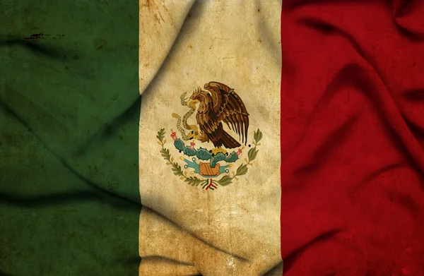 Mexico vinker flag - Stock-foto