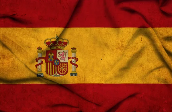 Spain waving flag — Stock Photo, Image