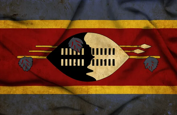 Swaziland waving flag — Stock Photo, Image