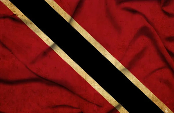 Trinidad und Tobago schwenken Flagge — Stockfoto