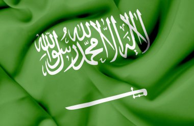 Suudi Arabistan dalgalanan bayrak