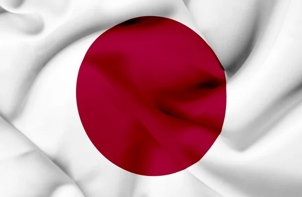 Japonsko mává vlajkou — Stock fotografie