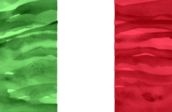 Painted flag of Italy — Stock Photo, Image