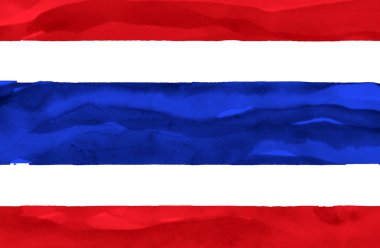 boyalı Tayland bayrağı