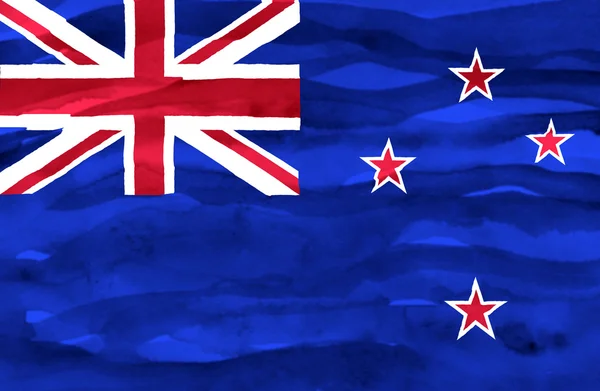 Bandera pintada de Nueva Zelanda —  Fotos de Stock