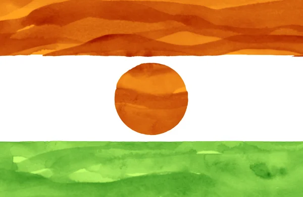 Bandera pintada de Níger —  Fotos de Stock