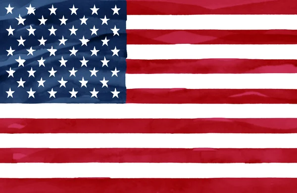 Bemalte Flagge der Vereinigten Staaten von Amerika — Stockfoto