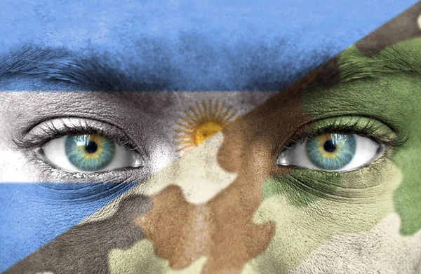 Soldat aus Argentinien — Stockfoto