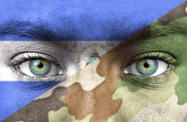 Soldier from Nicaragua — Stock Photo, Image