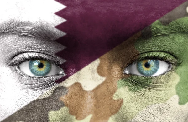 Soldato dal Qatar — Foto Stock