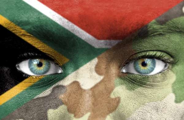 Soldier from South Africa — Stock Photo, Image