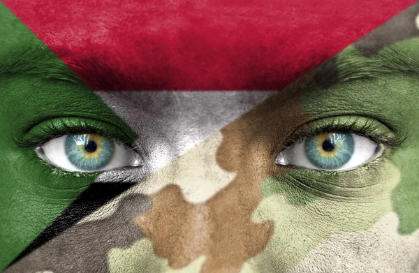Soldier from Sudan — Stock Photo, Image