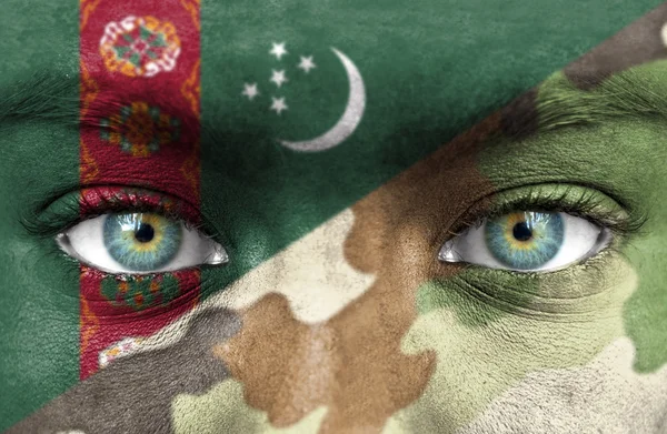 Soldado de Turkmenistán — Foto de Stock
